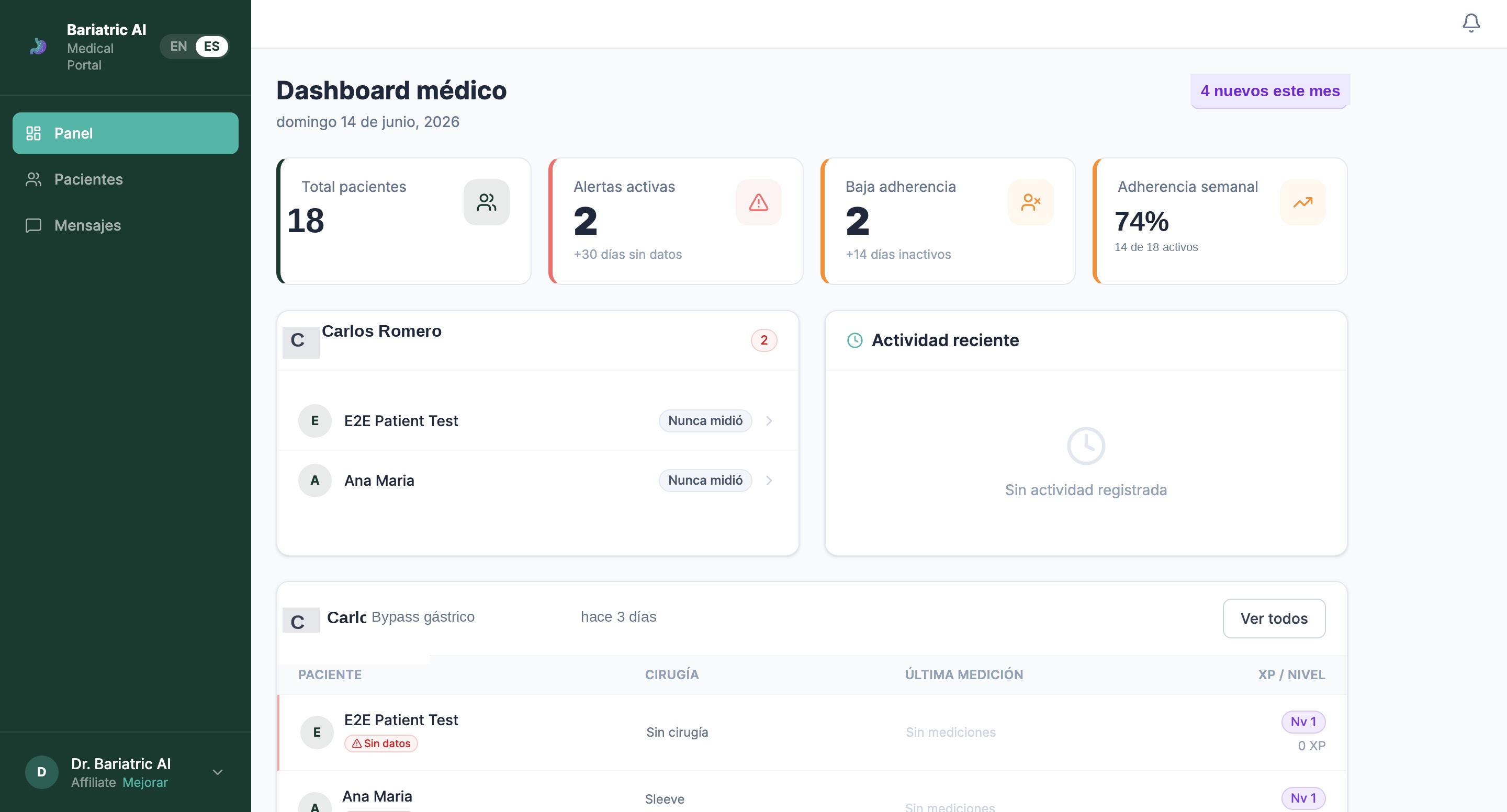 Doctor Dashboard